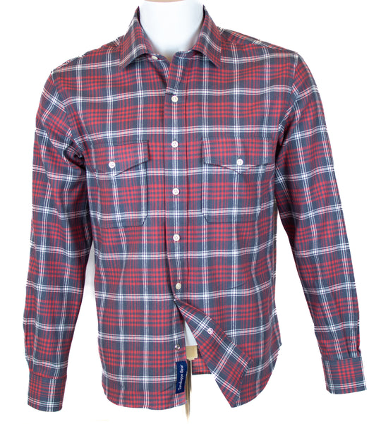 12-15 Flannel Long Sleeve Concealed Carry Shirt
